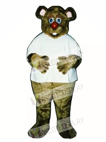 Cute Dr. Killbear with Shirt Mascot Costume