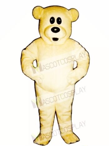 Cute Butterscotch Bear Mascot Costume