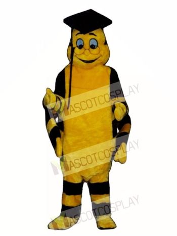 Educated Worm Mascot Costume