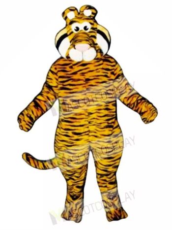 Cute Tyrone Tiger Mascot Costume