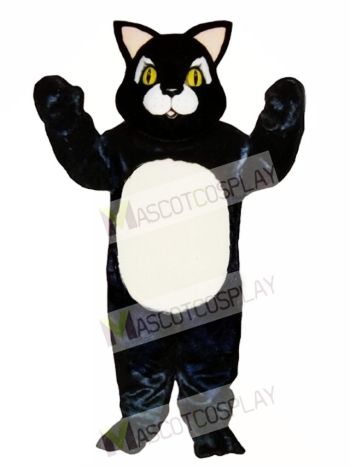 Cute Blackie Cat Mascot Costume