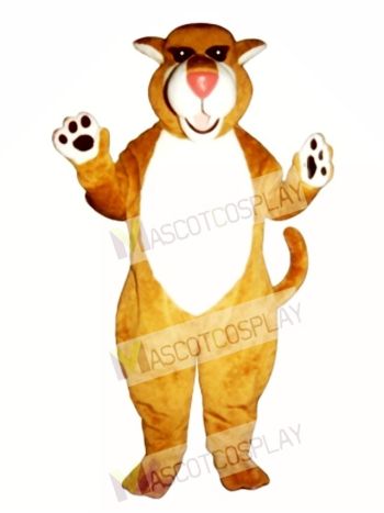 Cute Saber Tooth Cat Mascot Costume
