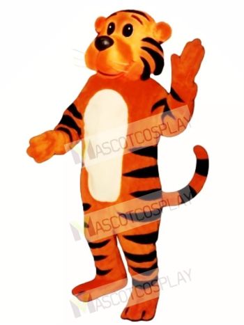 Cute Sunny Tiger Mascot Costume