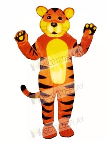 Cute Tiger Cub Mascot Costume