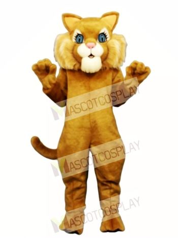 Cute Miss Boots Cat Mascot Costume