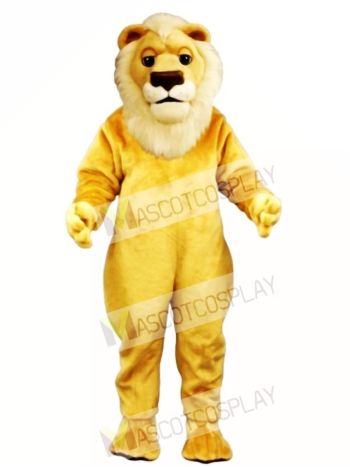 Cute Sleepy Lion Mascot Costume