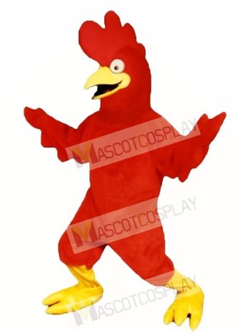 Cute Bug Eyed Chicken Mascot Costume