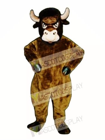 Cartoon Bull Mascot Costume