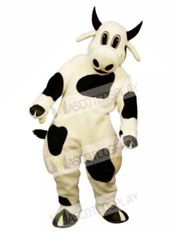 Cute Spotted Cow Mascot Costume