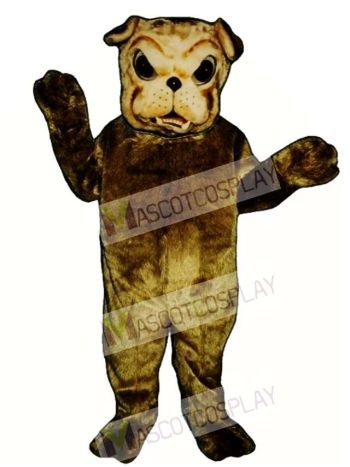 Cute Bulldog Mascot Costume