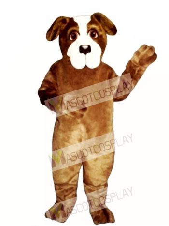Cute St. Bernard Dog Mascot Costume