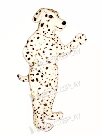 Cute Realistic Dalmatian Dog Mascot Costume