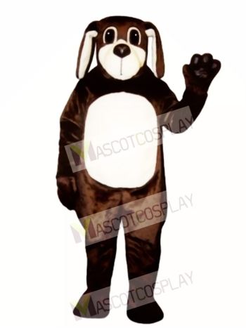 Cute Brown Dog Mascot Costume