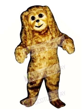 Cute Friendly Spaniel Dog Mascot Costume