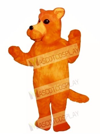 Cute Orange Dog Mascot Costume