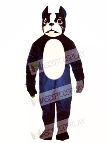 Cute Boston Terrier Dog Mascot Costume