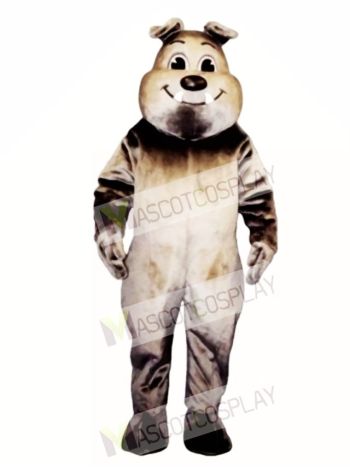 Cute Tuffy Bulldog Mascot Costume