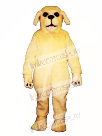 Cute Golden Lab Dog Mascot Costume