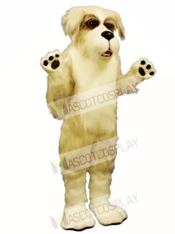 Cute Fluff Dog Mascot Costume