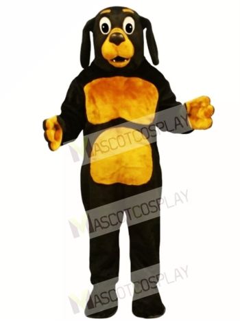 Cute Dobie Dog Mascot Costume