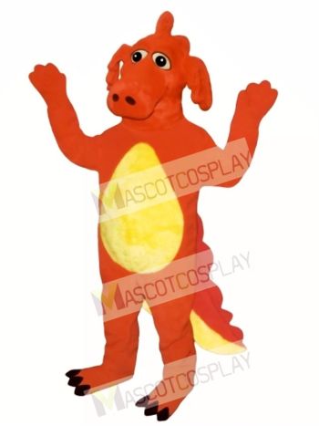 Red Dragon Mascot Costume