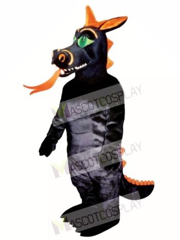 Fire Dragon Mascot Costume