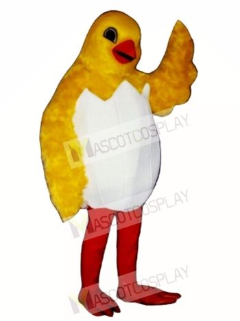 Cute Chick In Egg Mascot Costume
