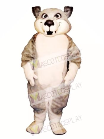 Cute Charley Wolf Mascot Costume