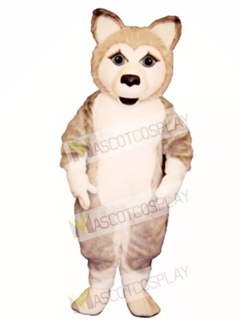 Cute Girl Wolf Mascot Costume
