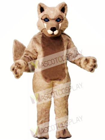 Cute Roger Wolf Mascot Costume