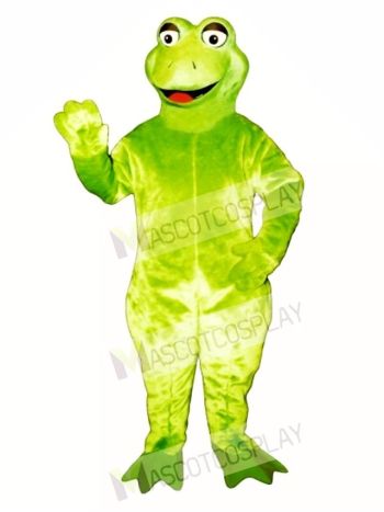 Leaping Frog Mascot Costume