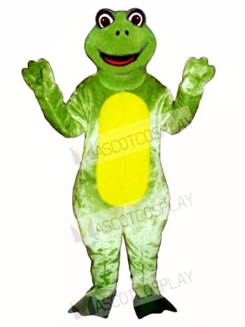 Happy Frog Mascot Costume
