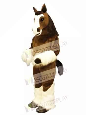 Cute Shirley Shire Horse Mascot Costume