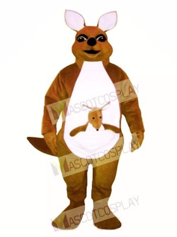 Mrs. Kangaroo with Joey Mascot Costume