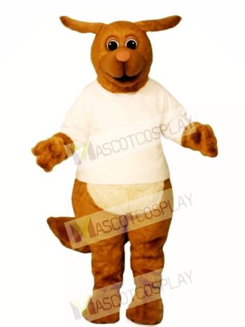 Rhudy Roo Dog with Shirt Mascot Costume
