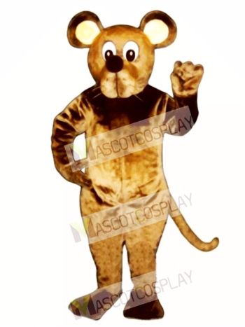 Brown Mouse Mascot Costume