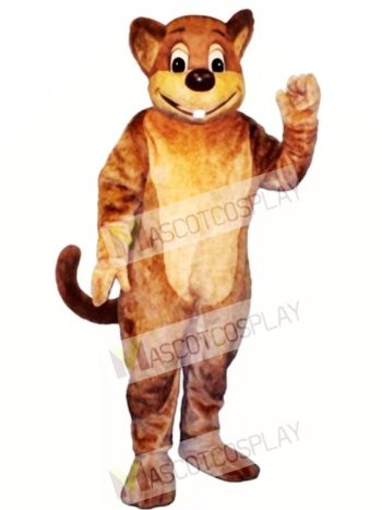 Morley Muskrat Mascot Costume