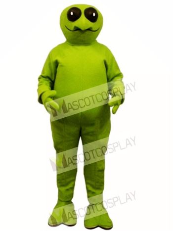 Green Alien Mascot Costume