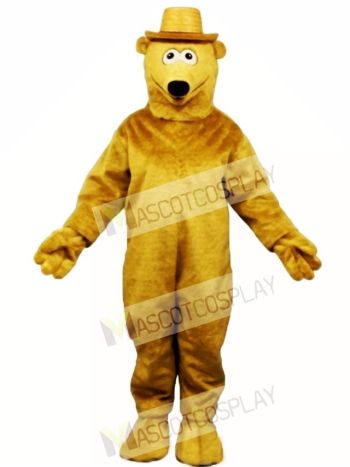 Weasel with Hat Mascot Costume