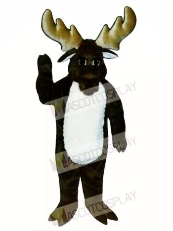 Cute Monty Moose Mascot Costume