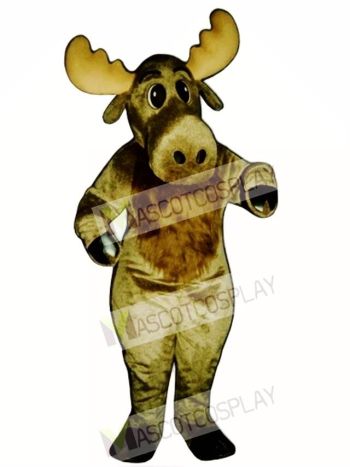 Cute Milton Moose Christmas Mascot Costume