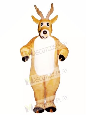 Cute Jolly Reindeer Deer Mascot Costume