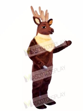 Cute Regal Elk Deer Mascot Costume