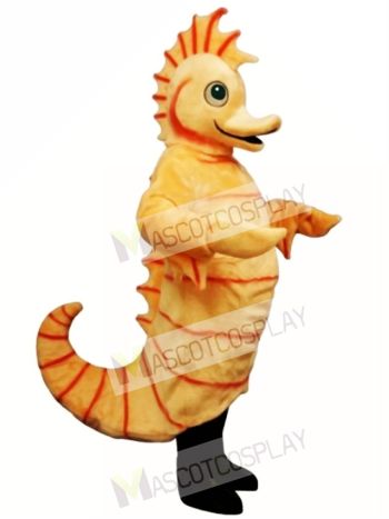 Cute Cartoon Seahorse Mascot Costume