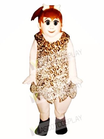 Cave Girl Mascot Costume