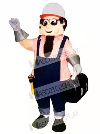 Working Man Mascot Costume