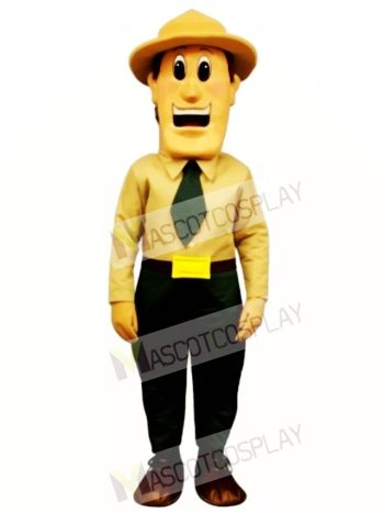 Warden Walt Mascot Costume