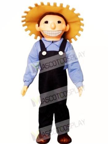 Farm Boy Mascot Costume