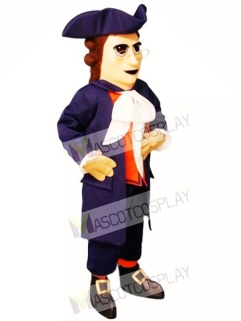Colonial Man Mascot Costume