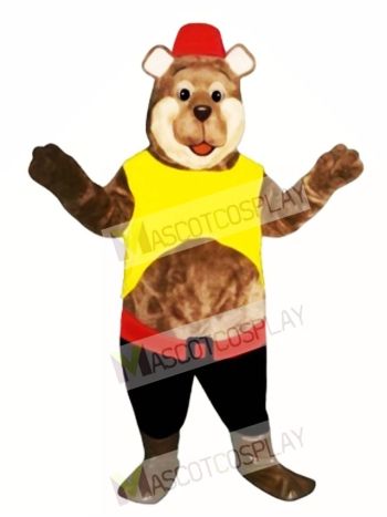 Good Ole Boy Bear Mascot Costume